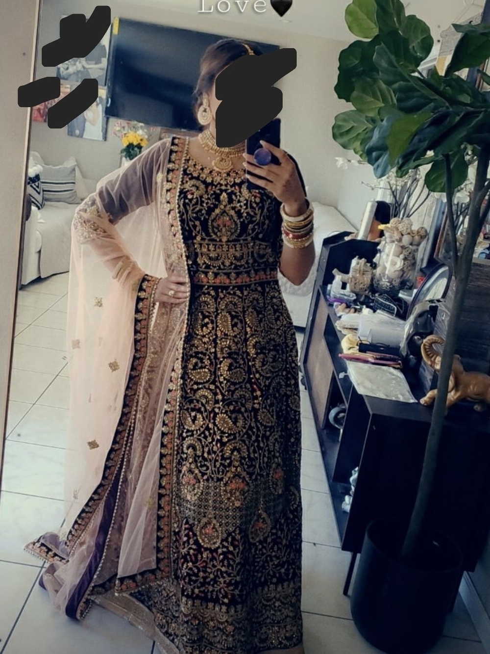 Embroidered Maroon and Gold Formal Anarkali Dress with Blush Dupatta